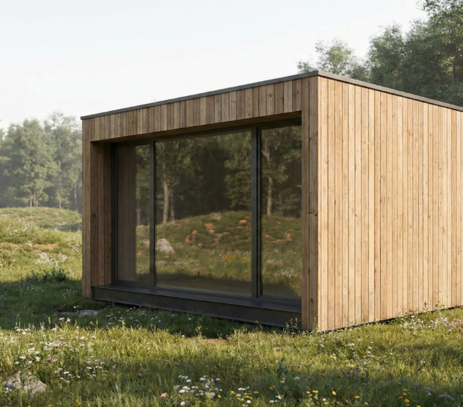 Tiny House Studio Essentielle vue extérieure Haven Green