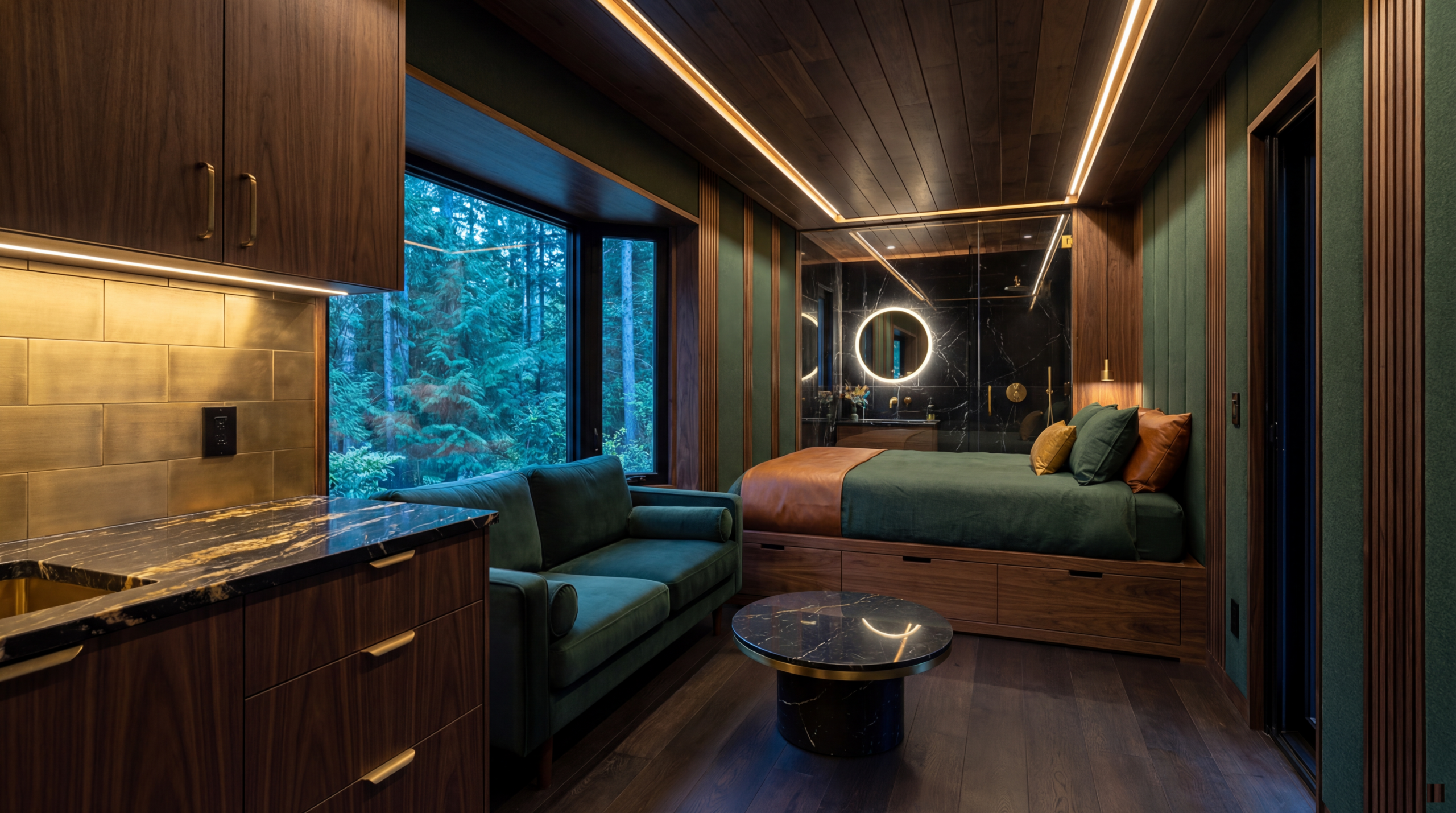 Tiny house de luxe Obsidienne - Haven Green