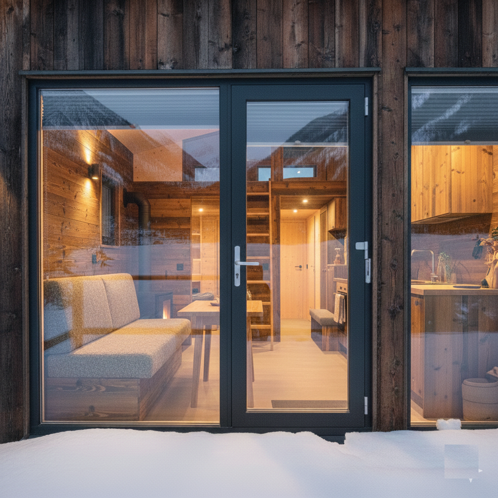 Intérieur Tiny House Monopente Alpine - Haven Green