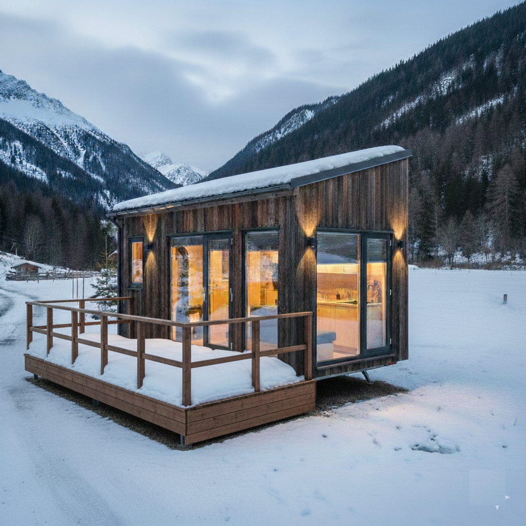 Tiny House Monopente Alpine - Haven Green