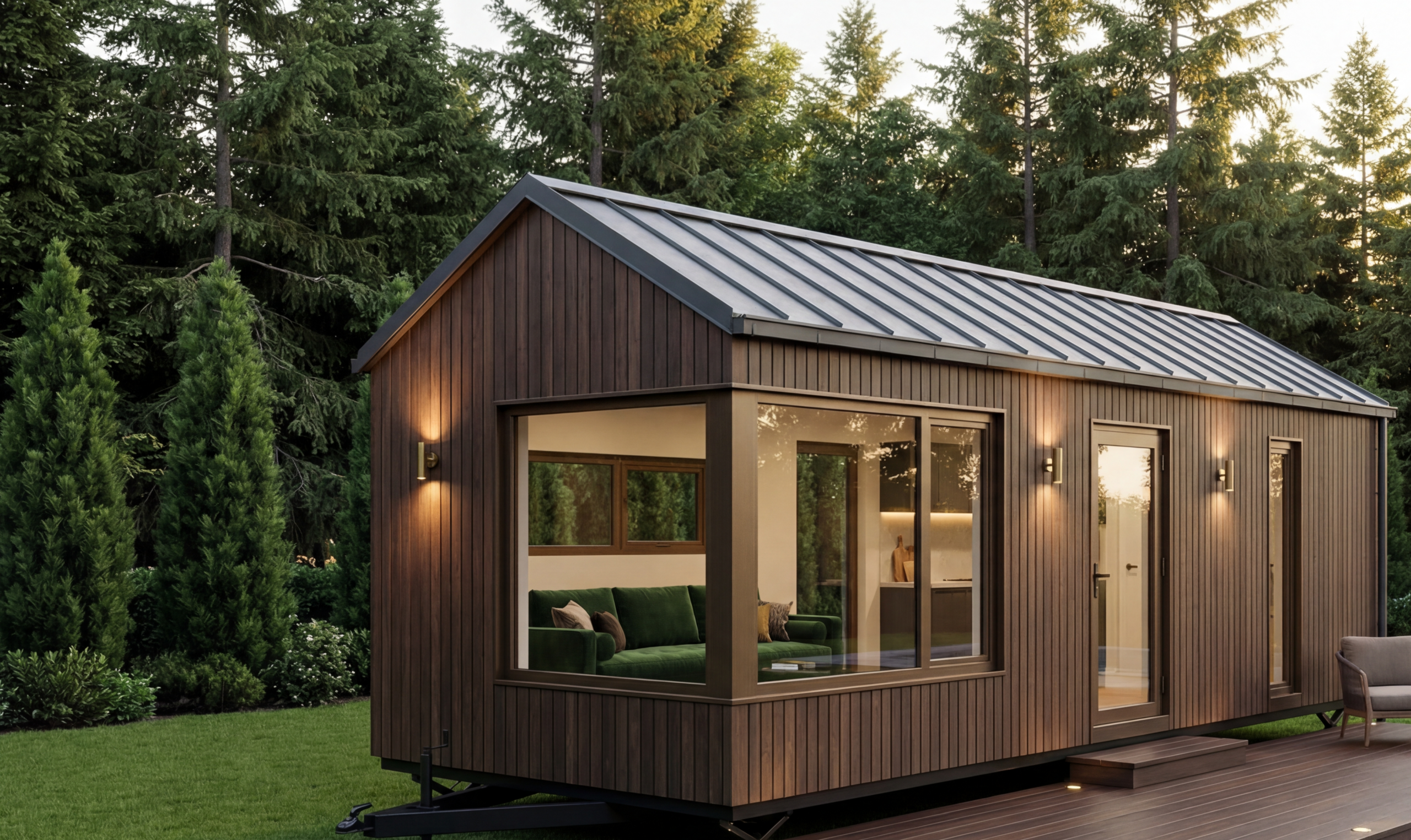 Finitions tiny house de luxe Obsidienne - Haven Green