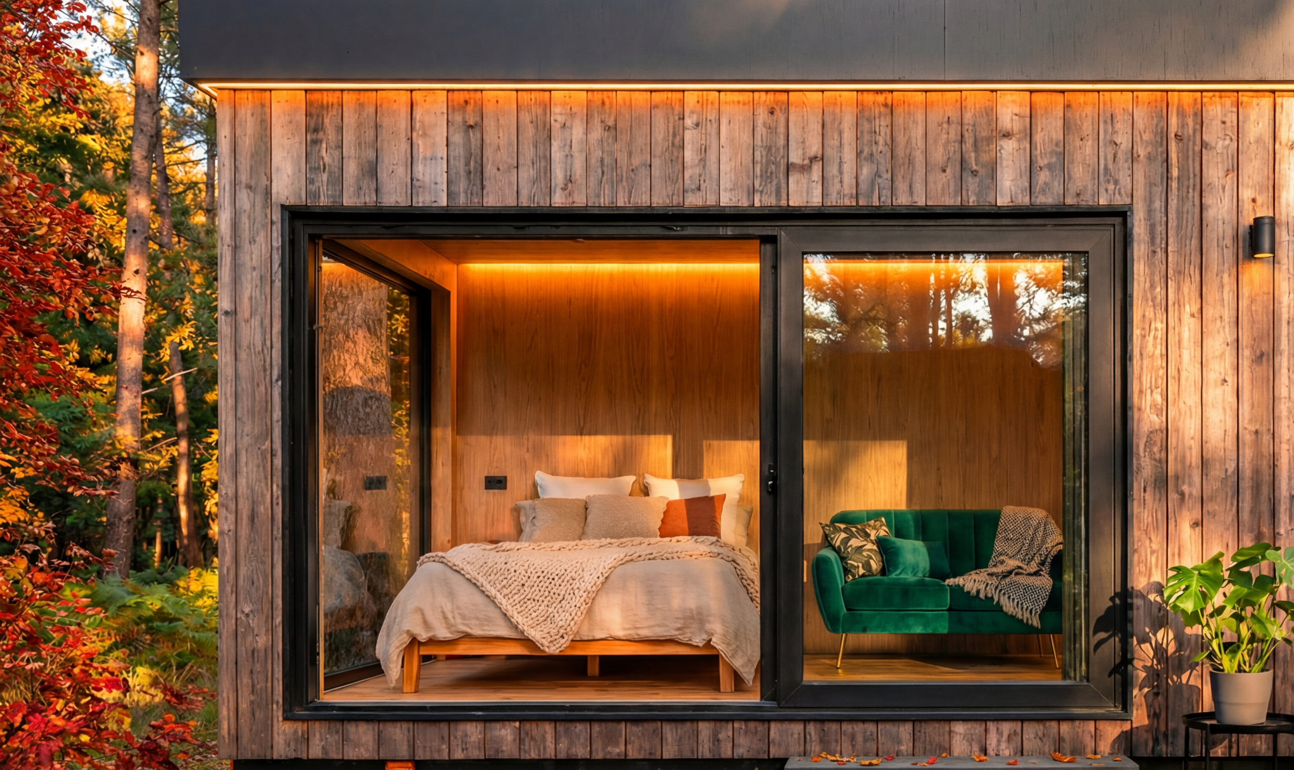 Finitions Tiny House Ambre - Haven Green