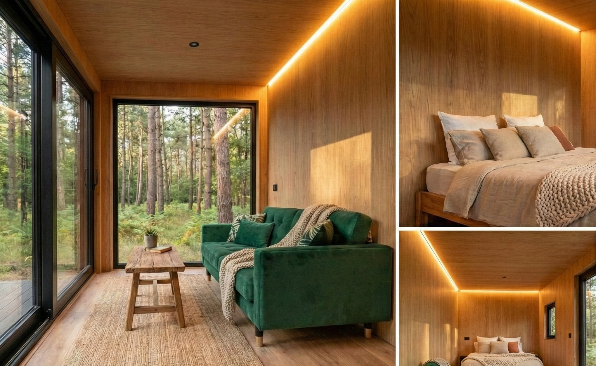 Finitions Tiny House Canopée - Haven Green