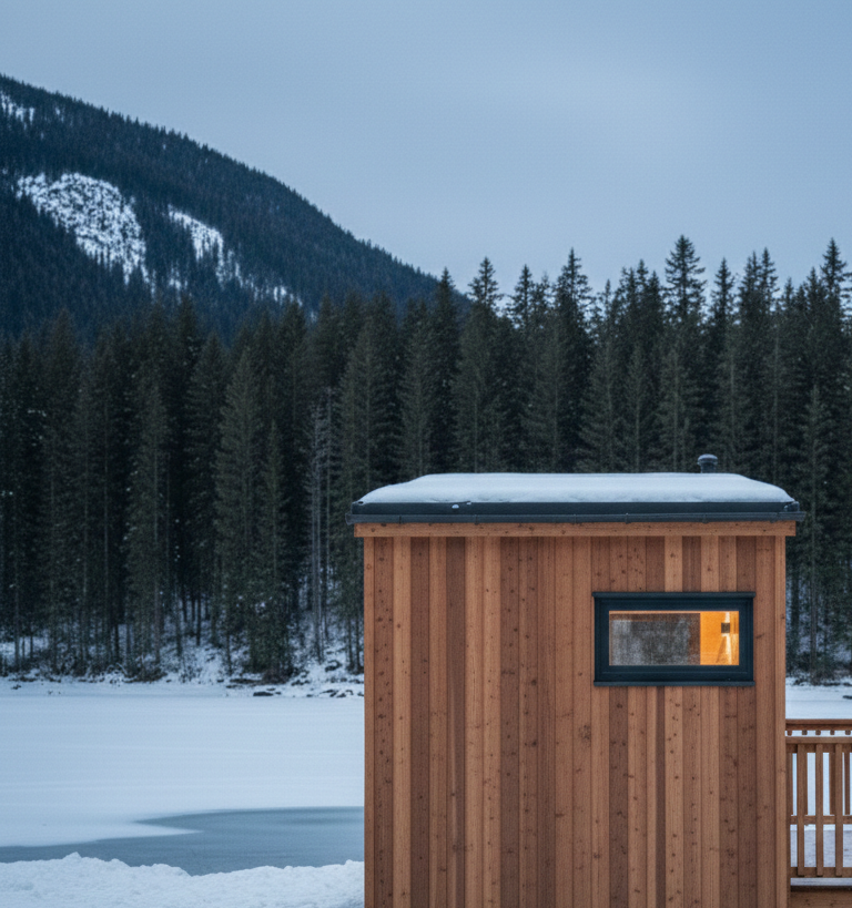 Finitions Tiny House Monopente Alpine - Haven Green