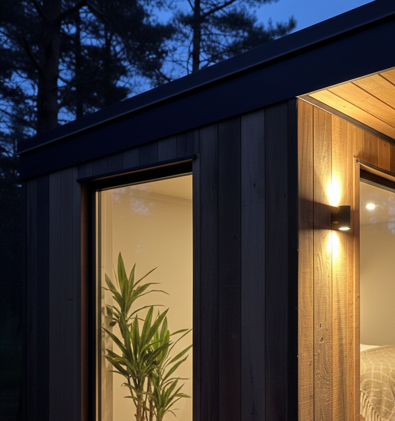 Finitions Tiny House Refuge - Haven Green