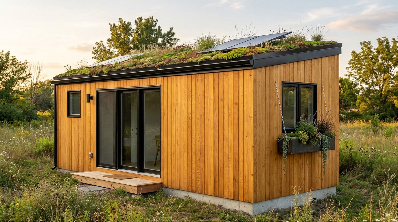 Familiale Compacte vue extérieure végétale