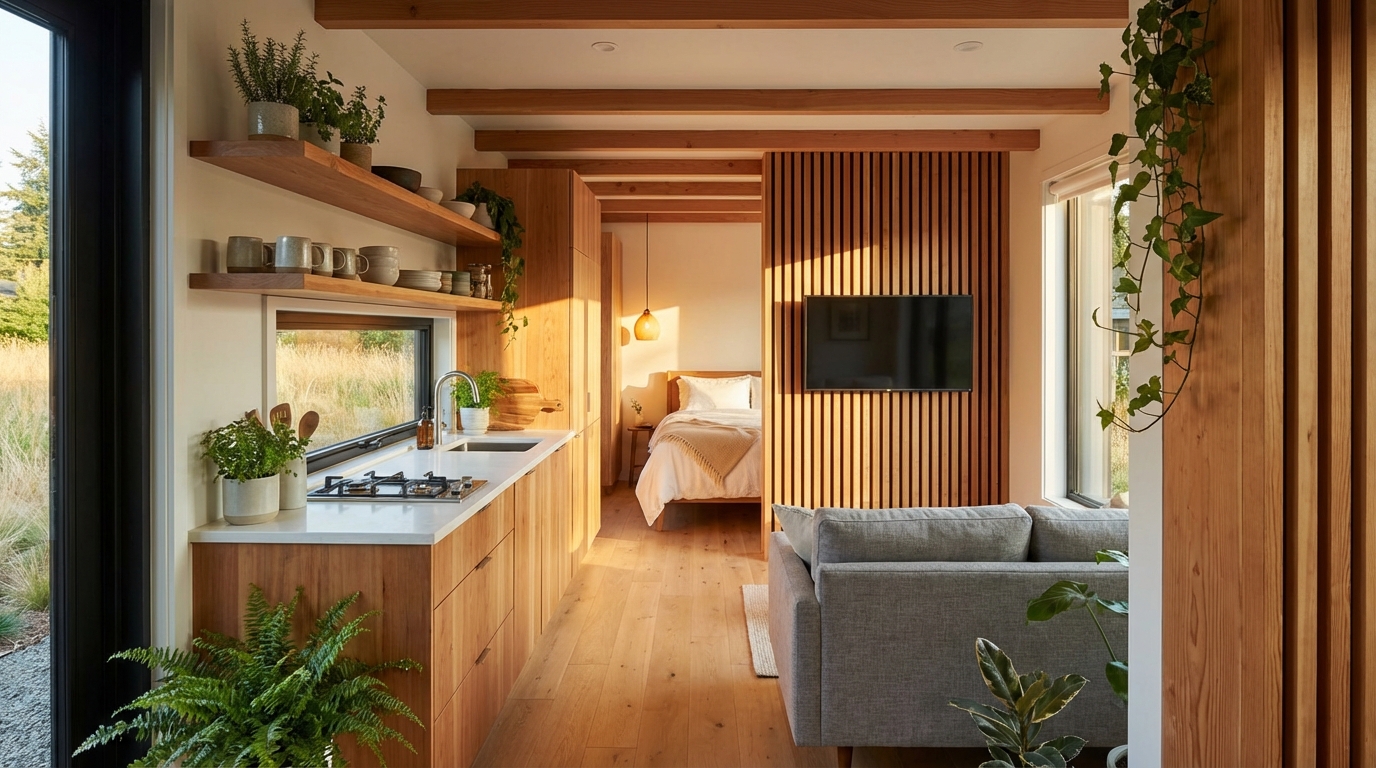 Tiny House Familiale Compacte - Haven Green