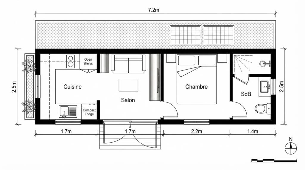 Tiny House Familiale Compacte - Haven Green