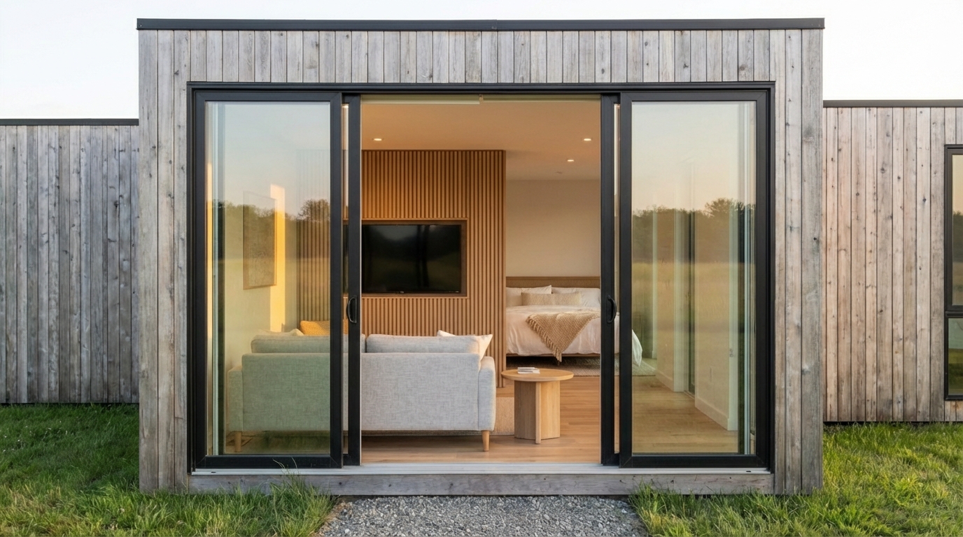 Petite maison Modulaire Evolutive - vue interieure Haven Green